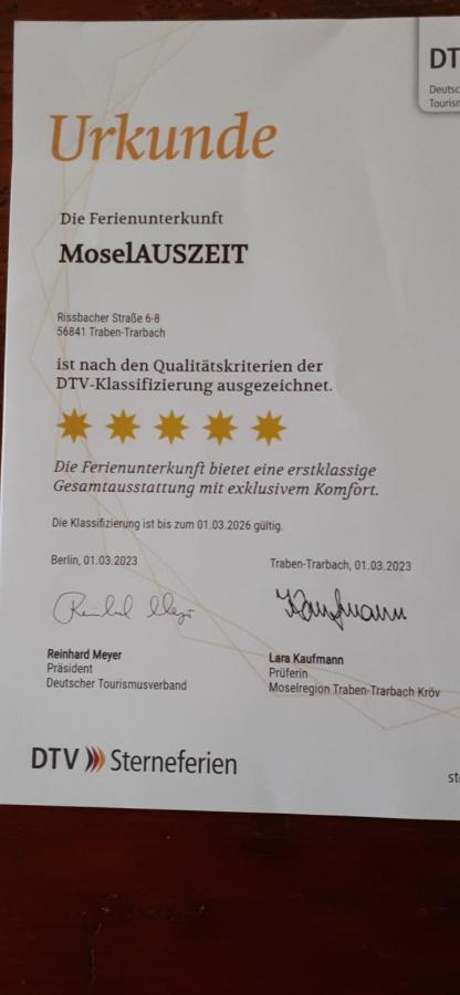 Neu - Moselauszeit Traben Apartment Luaran gambar